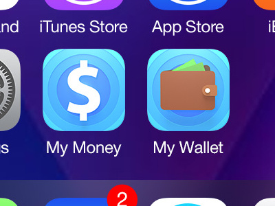 Spending Tracker app icon expense financial flat manager mobile money wallet