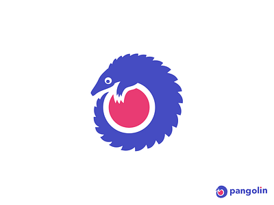 pangolin animal brand logo manis pangolin