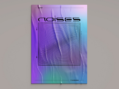 Noises creative creative design line art lines poster poster design wave poster waves