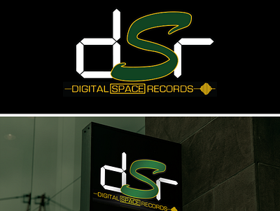 DSR RECORDING STUDIO LOGO graphic design logo logo design mockup music music logo music studio logo recording studio studio logo