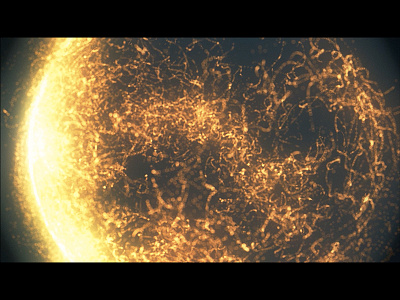 Inside The Fireball! after effects blend dynamic fire moving particular
