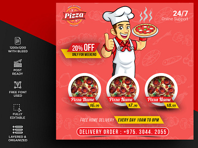 Food Restaurant Banners ad ad banner ad banners adroll ads advertisement advertising adwords banner banner ads banners breakfast delivery dinner facebook fast food flat home service instagram lunch