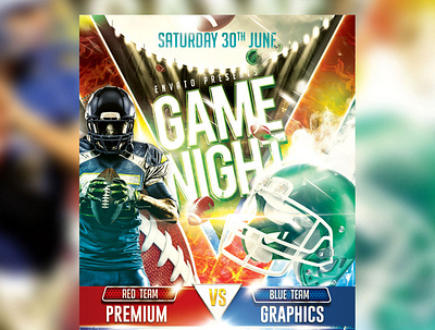 Sports Flyer Template playoff