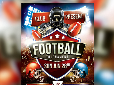 Football Sport Flyer