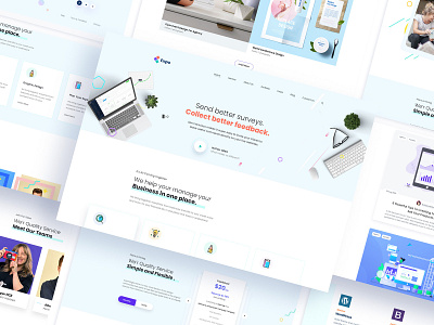 Expo - Digital Agency PSD Template branding corporate website digital agency graphic design ui