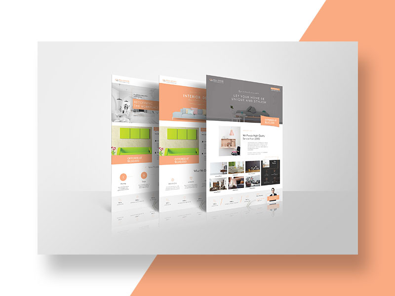 Interior Design Agency Flyer real estate flyer interiorinterior design interior identity home interior home green furniture flyer flexible flat elegant creative