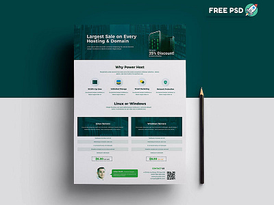 Free Web Hosting Flyer