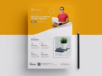 Corporate Flyer minimal modern multiple multipurpose professional service simple template