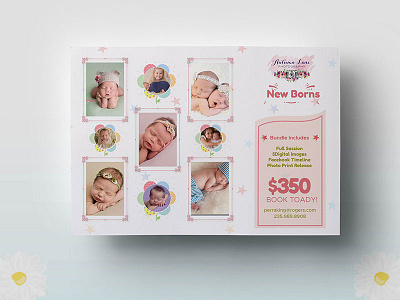 Newborn Photography Flyer baby camera commercial couple elegant event family fashion kids leaflet model photography