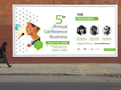 Event/ Conference Billboard coference billboard event event flyer