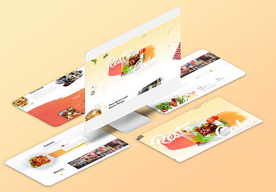 Restaurant Homepage Design Exploration catering catering homepage catering layout design food catering food landing page navigation restaurant restaurant design restaurant home restaurant web restaurant website theme unusual webdesign