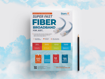 Internet Broadband Promotion Flyer