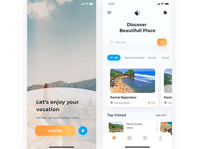 Travelling Mobile Apps design mobile mobile app staycation travelling uiux
