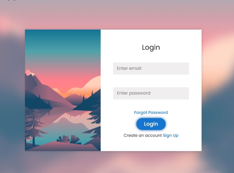 Login Page by Nitin Shetty on Dribbble