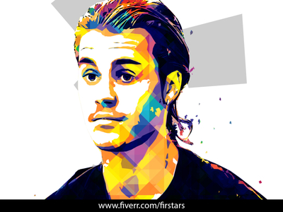 Awesome WPAP Popart Style Portrait by Firstars Fiverr on Dribbble