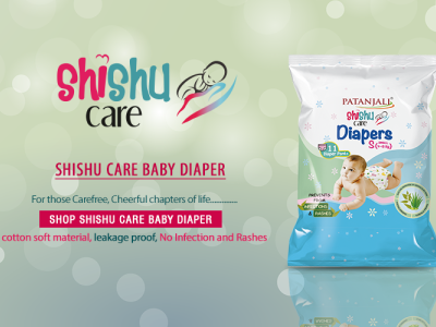 Patanjali Shishu Care Baby Product branding design graphic design illustration