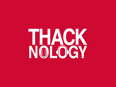 Thacknology Podcast Logo design logo podcast radio social media talk technology