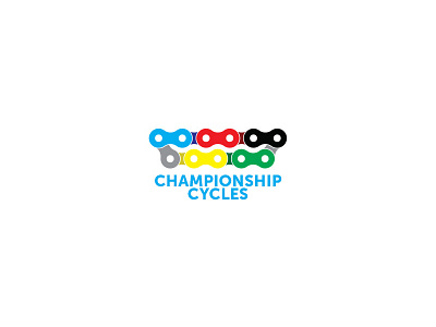 Champion Cycles Logo Concept chains concept cycle cycling logo