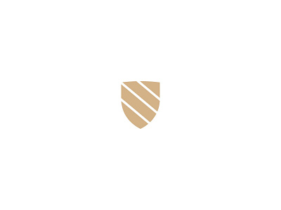 Shield Logo Mark clean design gold logo manchester mark shield