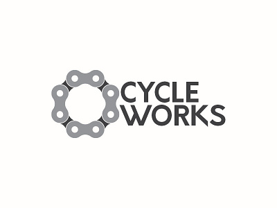 Cycleworks Logo bike brand chains cycle logo ride
