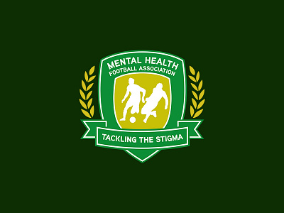 Mental Health Football Association Logo charity concept football logo mental health soccer