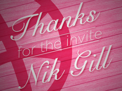 Dribbble Debut dribbble invite thanks