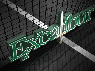 Excalibur Ping Pong Logo logo ping pong table tennis