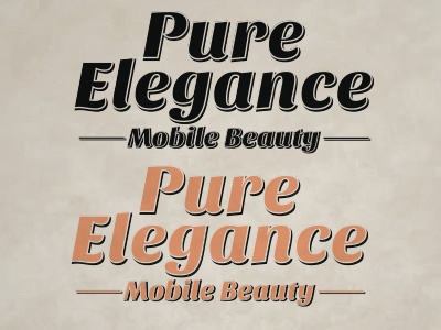 WIP - Pure Elegance - Idea beauty design logo mobile