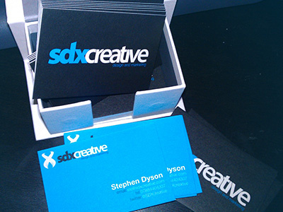 SDX Cretive Business Cards business cards design logo stockport
