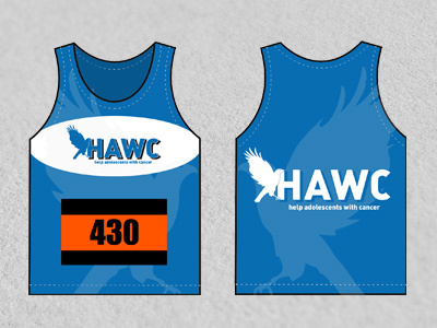 HAWC Running Vest bird charity hawc hawk