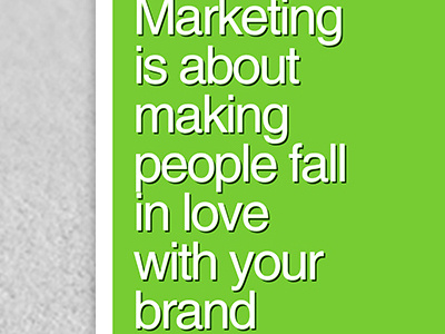 Marketing Musings 1 marketing musings one colour poster quotes simple