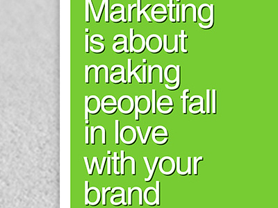 Marketing Musings 1