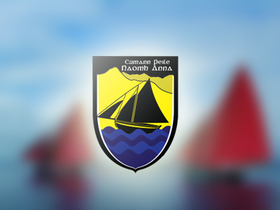 Naomh Anna Badge First Concept boat galway hurling ireland logo sports