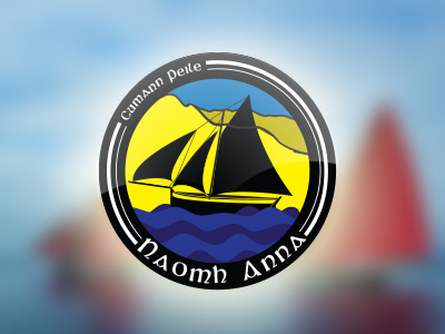 Naomh Anna Badge Circle football gaelic hurling ireland logo