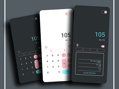 Calculator App by Freeday.UI app calculator calculator ui design illustration ui uidesign uiuxdesign ux uxdesign