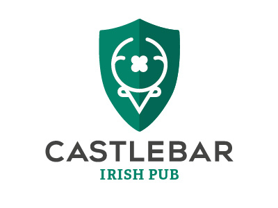 Irish Pub Deer Logo deer irish logo
