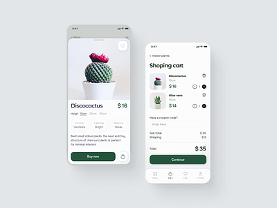 Plants Shop Mobile App
