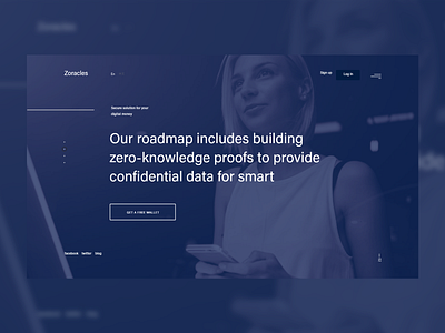 Zoracles Website Landing page Design