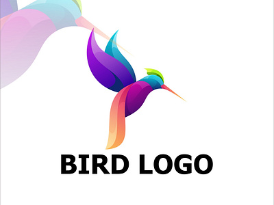 Bird logo colorful