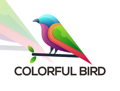 Bird logo colorful business