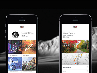 Cadillac | Digital Branding app auto branding digital interaction web