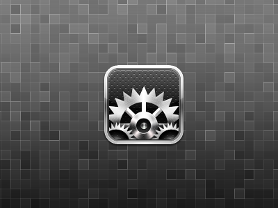 Settings Icon V2 border cogs gears gloss gradients icon metal settings shiny spin