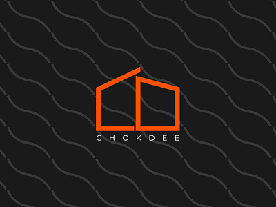 Chokdee Construction Logo adobe illustrator branding design graphicdesign logo logodesign typography vector