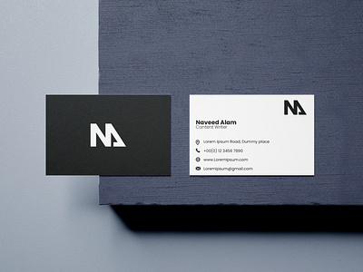 Minimal Business Card adobe illustrator graphicdesign printing typography vector