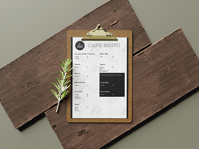 Menu Card Design adobe illustrator branding design graphicdesign logo typography vector