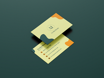 Organic Business Card Design printing