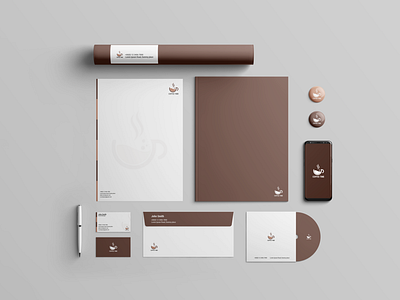 Coffee Time Stationery Design