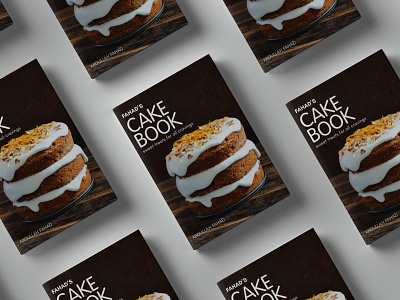 Cake Book Cover Design adobe illustrator design fiction graphicdesign typography vector