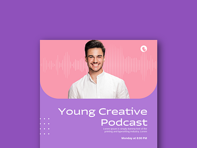 Podcast Social Media Post Design adobe illustrator branding creative design graphicdesign logo podcast typography vector