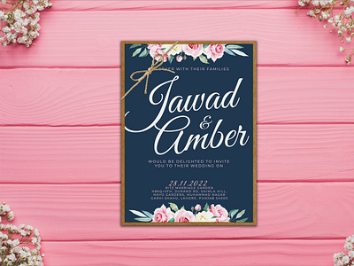 Wedding Invitation Card Design